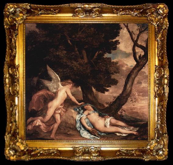 framed  Anthony Van Dyck Amor und Psyche, ta009-2